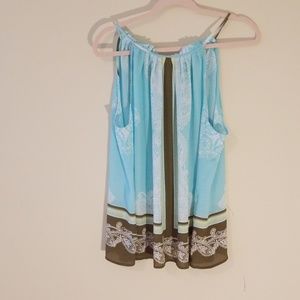 Sheer New York and Co Top